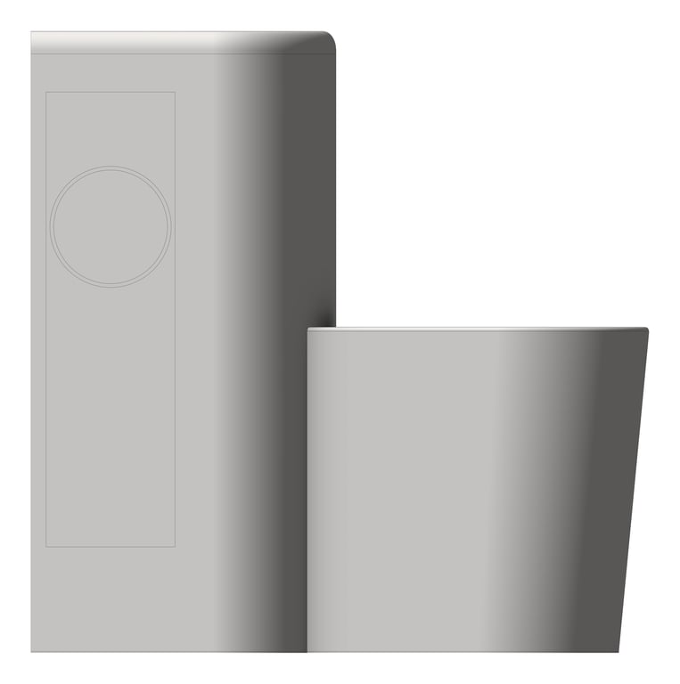 Left Image of ToiletPan 3monkeez CombinationUnit Straight RightPan