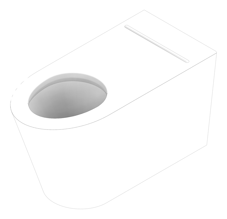 3D Documentation Image of ToiletPan Floor 3monkeez Accessible