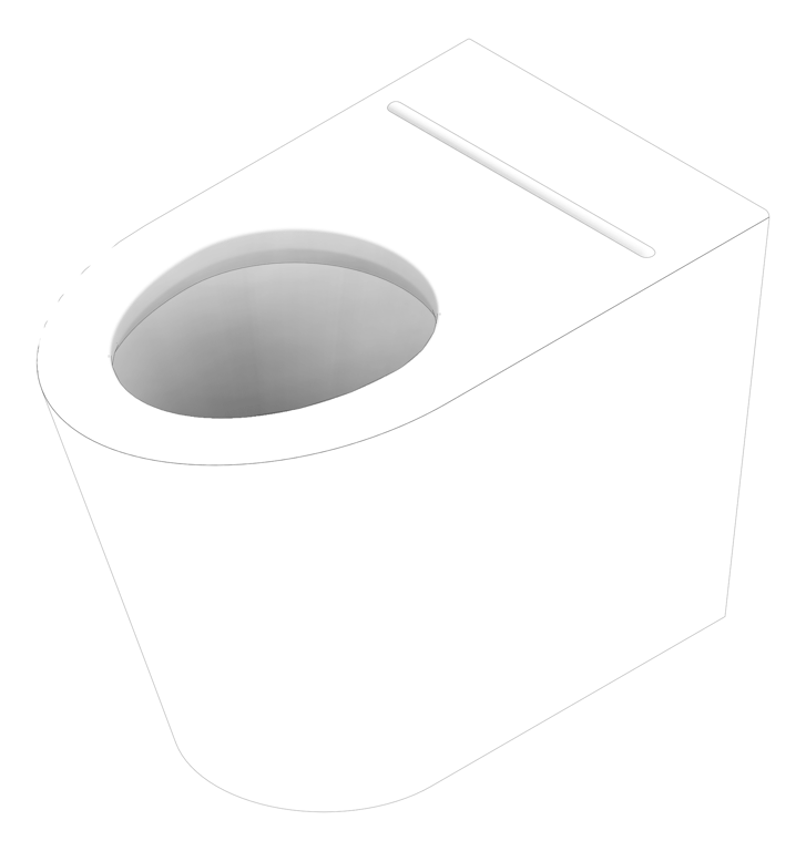 3D Documentation Image of ToiletPan Floor 3monkeez Ambulant