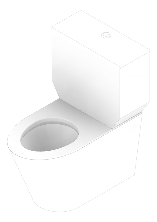 3D Documentation Image of ToiletPan Wall 3monkeez CloseCoupled
