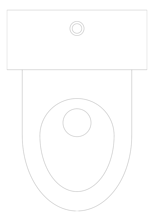 Plan Image of ToiletPan Wall 3monkeez CloseCoupled