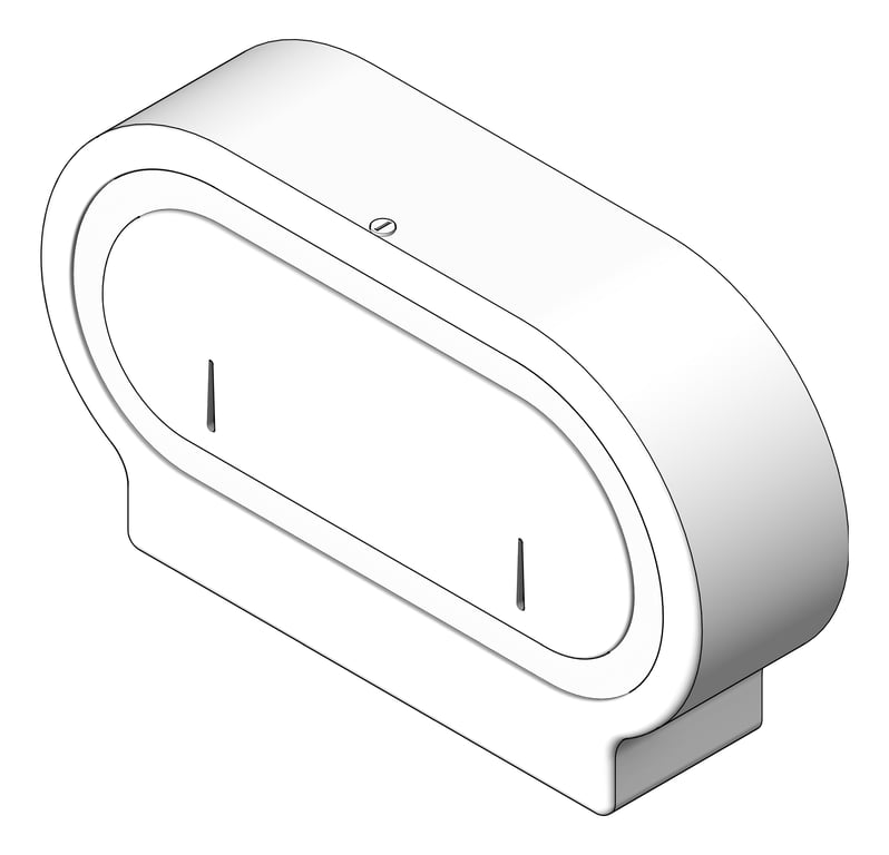 Navigate to ToiletRollHolder SurfaceMount 3monkeez Jumbo Double