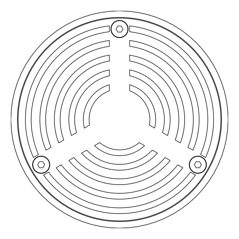 Plan Image of Waste Floor 3monkeez Arrestor Round 150mm