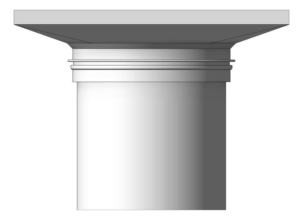 Front Image of Waste Floor 3monkeez Arrestor Square 150 250mm