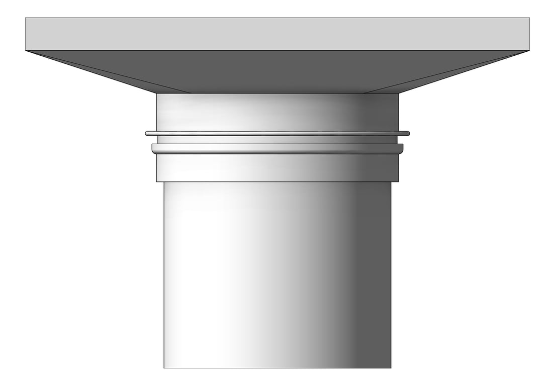 Front Image of Waste Floor 3monkeez Arrestor Square 200mm