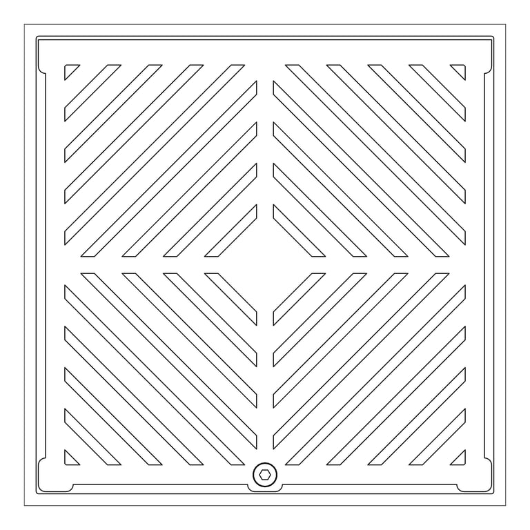 Plan Image of Waste Floor 3monkeez Square200 150Pipe