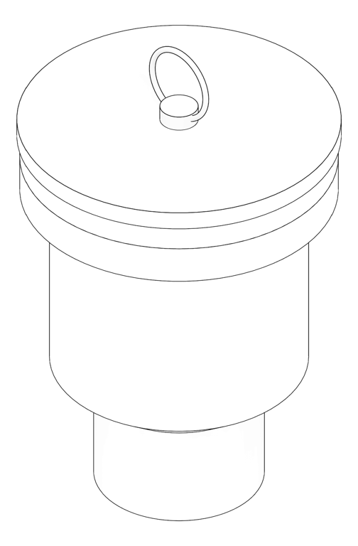 3D Documentation Image of Waste Sink 3monkeez Arrestor 90mm