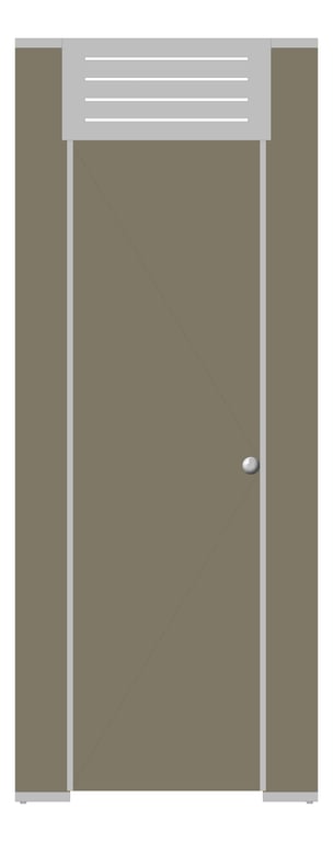Front Image of Cubicle FloorToCeilingMounted ABP Blaxland AbetLaminati