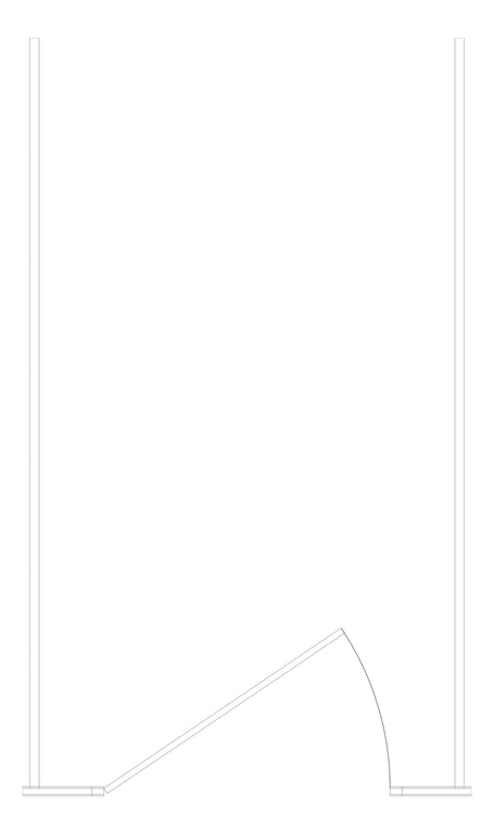 Plan Image of Cubicle FloorToCeilingMounted ABP Blaxland AbetLaminati