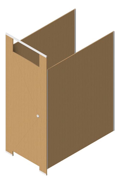 Cubicle FloorToCeilingMounted ABP Wentworth AbetLaminati