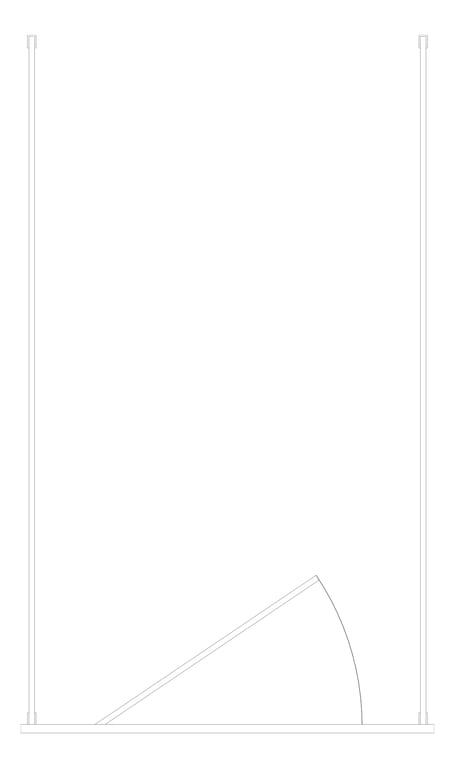 Plan Image of Cubicle FloorToCeilingMounted ABP Wentworth AbetLaminati