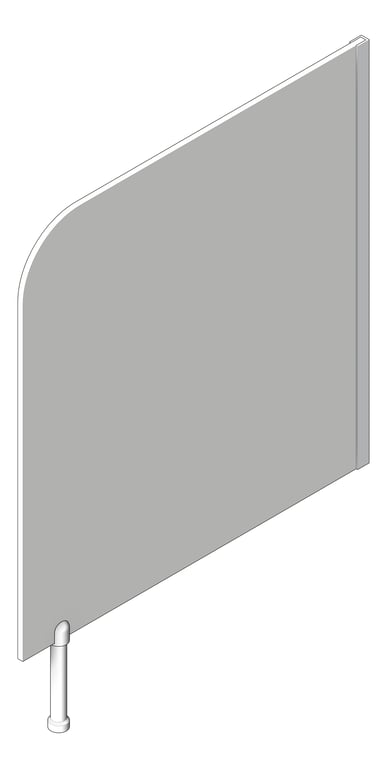 3D Shaded Image of Panel Divider ABP PreSchool
