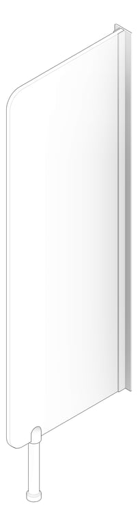 3D Documentation Image of Panel Screen ABP Urinal