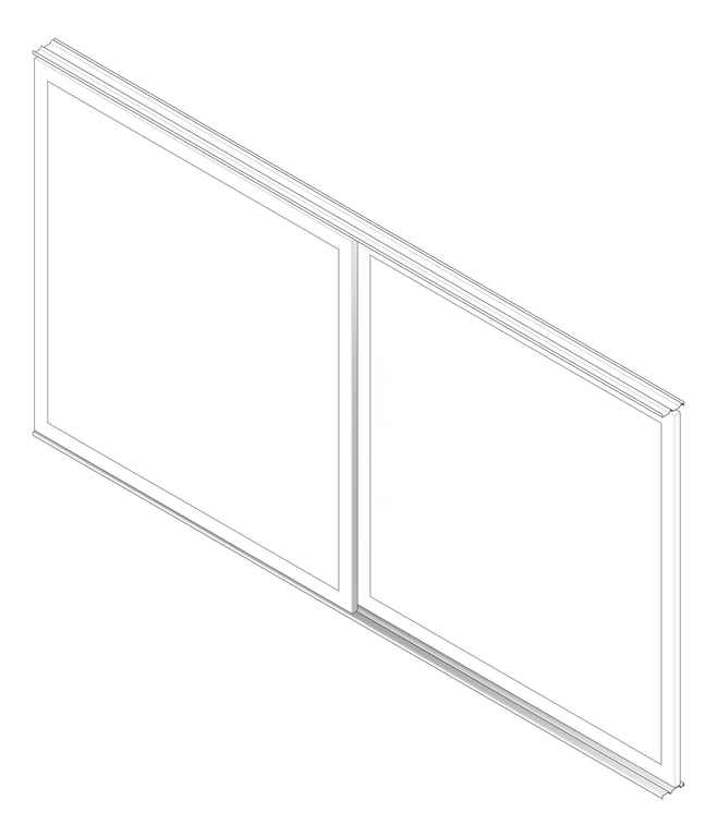 3D Documentation Image of Board Classroom ABP HorizontalSliding TwoPanel
