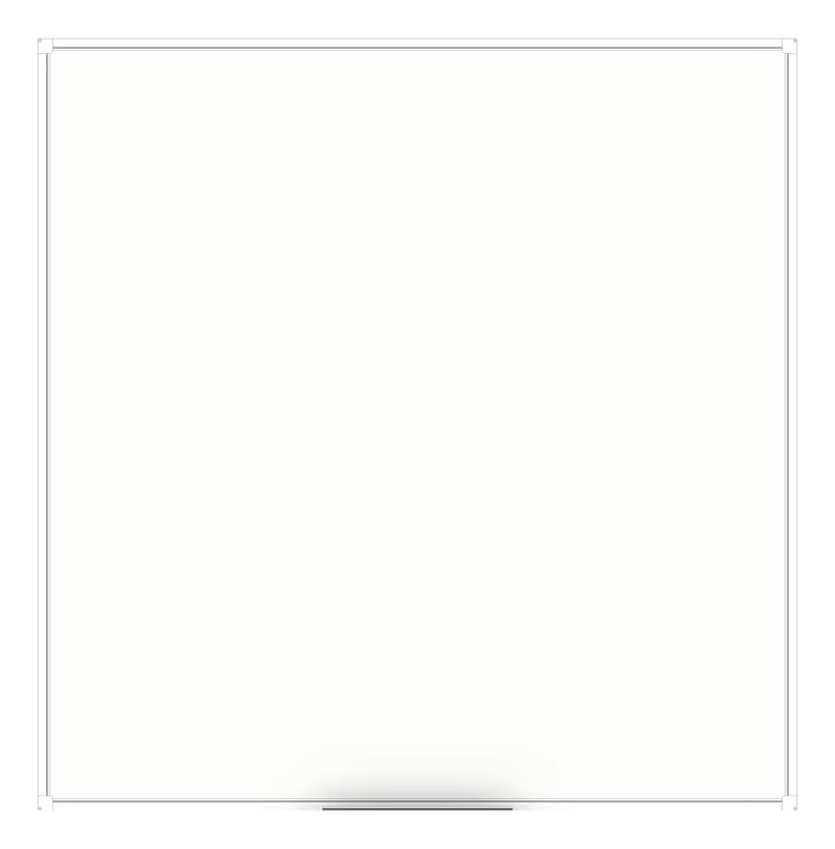 Front Image of Board Classroom ABP White Framed