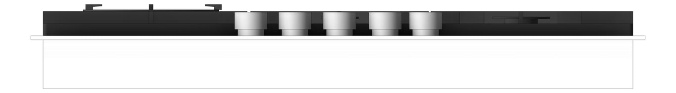 Front Image of Cooktop Gas AEG 750