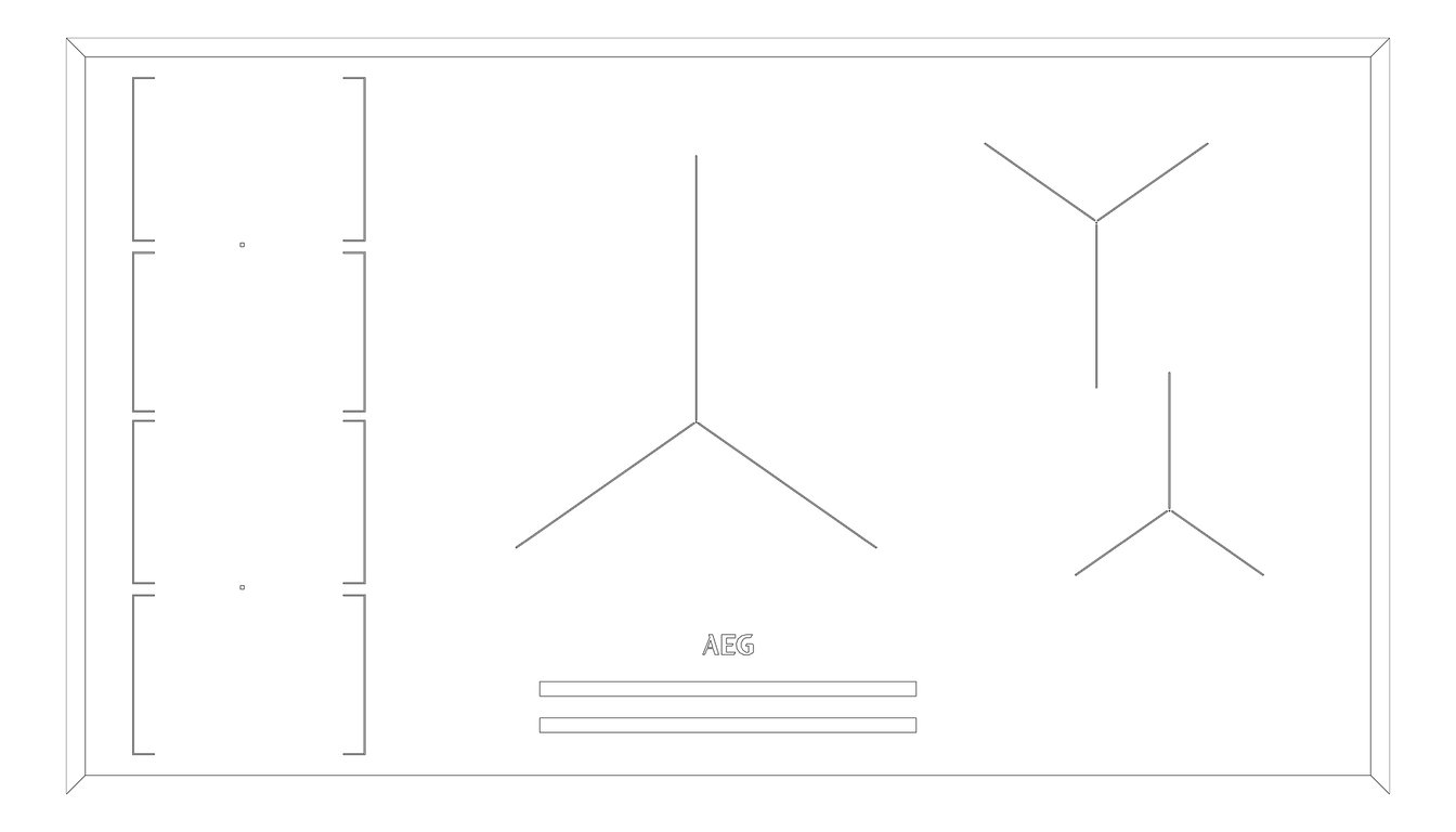 Plan Image of Cooktop Induction AEG 900