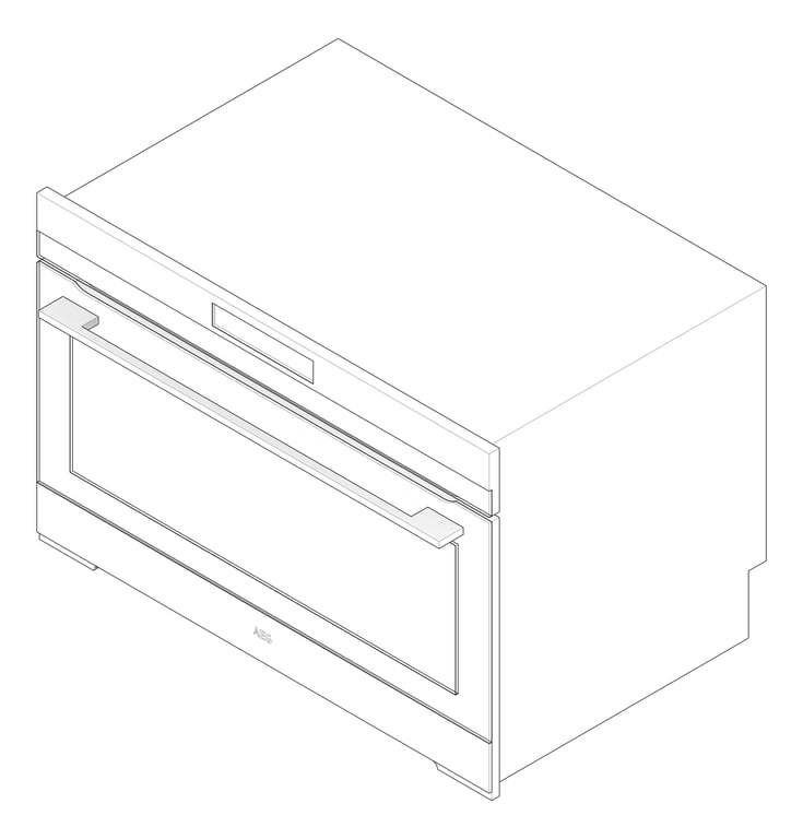 3D Documentation Image of Oven Electric AEG 900