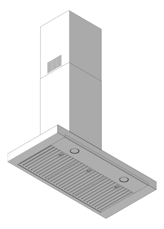 Rangehood Canopy AEG 900 BaffleFilter