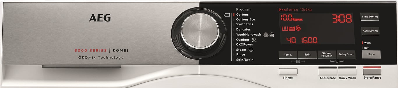 L8WEC166R 1 Image of Washer FrontLoad AEG DryerCombo