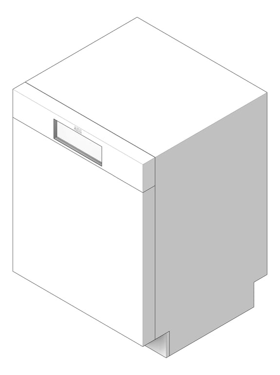 Dishwasher SemiIntegrated AEG