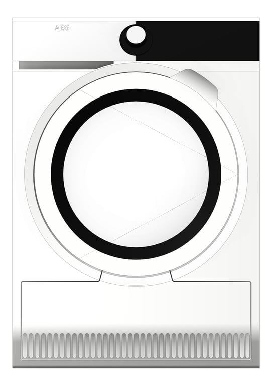 Front Image of Dryer AEG 8Kg