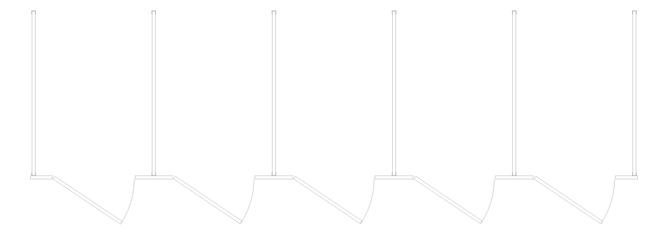 Plan Image of CubicleArray CeilingHung AccuratePartitions LaminateLegacy