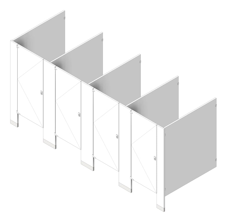 Navigate to CubicleArray FloorAnchored AccuratePartitions PowderCoatSteel IntegratedPrivacy