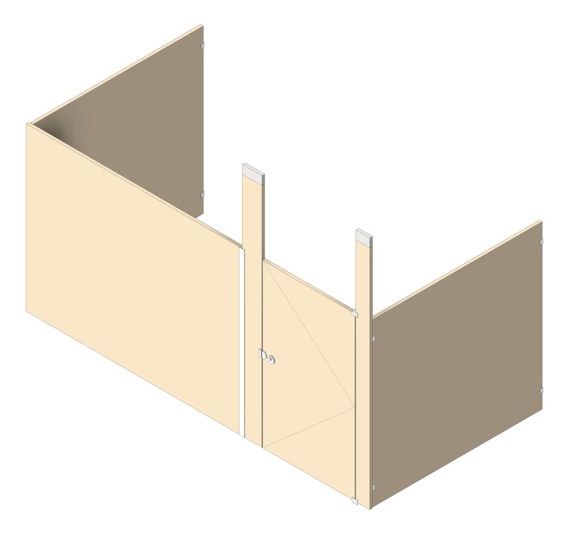 Navigate to Cubicle CeilingHung AccuratePartitions LaminateMoistureGuard Alcove