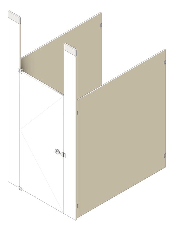 Cubicle CeilingHung AccuratePartitions PhenolicBlackCore