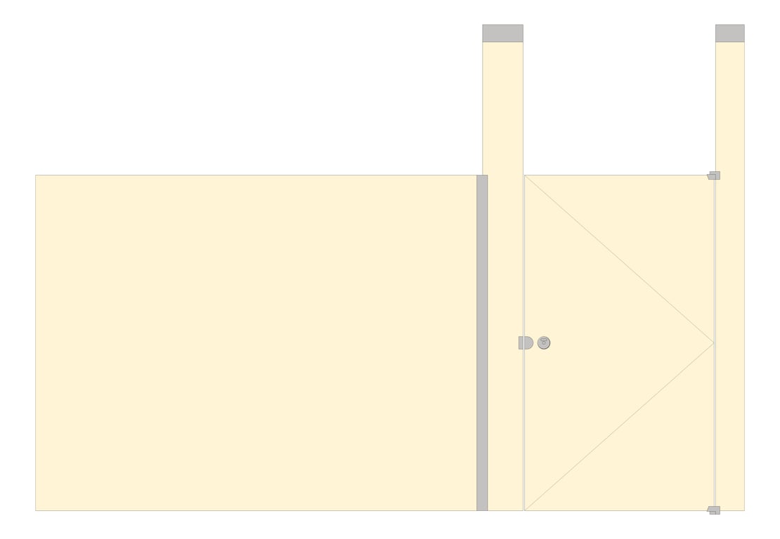 Front Image of Cubicle CeilingHung AccuratePartitions PhenolicBlackCore Alcove