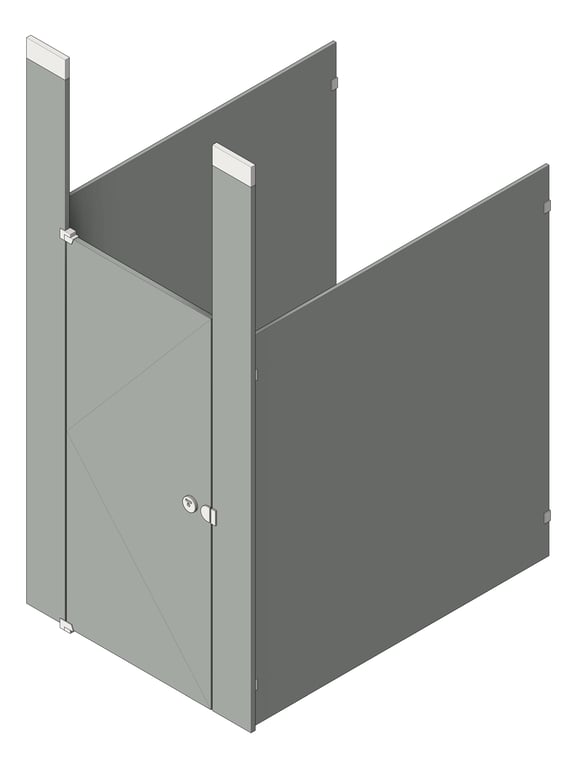 Image of Cubicle CeilingHung AccuratePartitions PhenolicColorThru