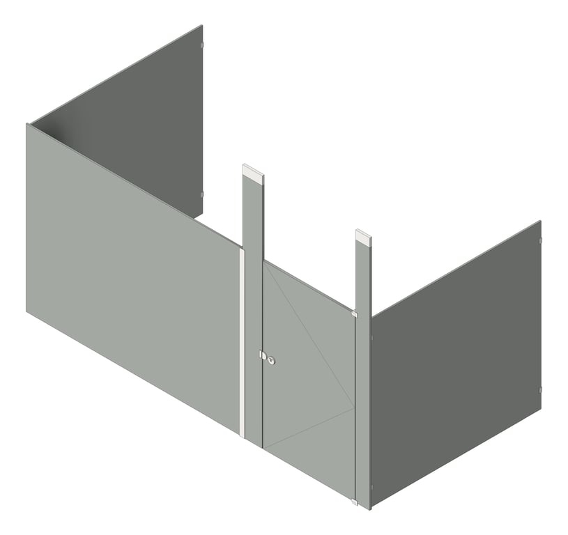 Cubicle CeilingHung AccuratePartitions PhenolicColorThru Alcove