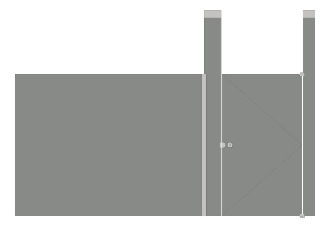 Front Image of Cubicle CeilingHung AccuratePartitions PhenolicColorThru Alcove