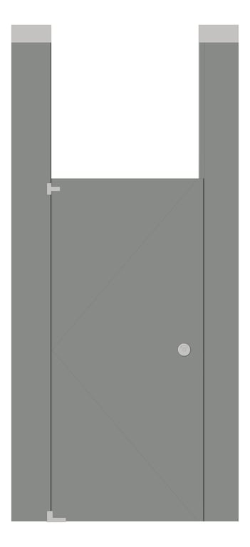 Front Image of Cubicle CeilingHung AccuratePartitions PhenolicColorThru UltimatePrivacy