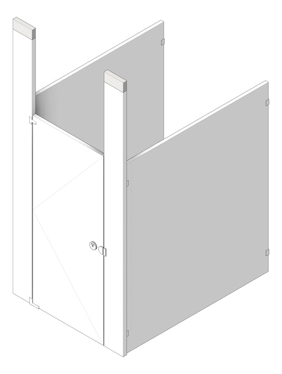 Image of Cubicle CeilingHung AccuratePartitions PowderCoatSteel