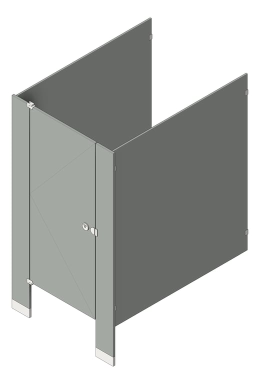 Image of Cubicle FloorAnchored AccuratePartitions PhenolicColorThru