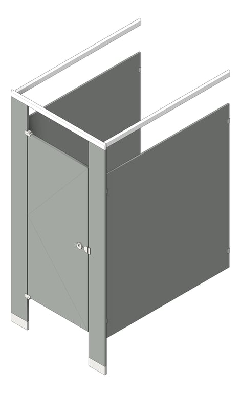 Image of Cubicle FloorAnchored AccuratePartitions PhenolicColorThru OverheadBraced