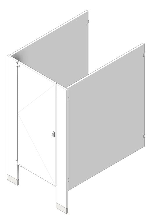 Cubicle FloorAnchored AccuratePartitions PowderCoatSteel IntegratedPrivacy