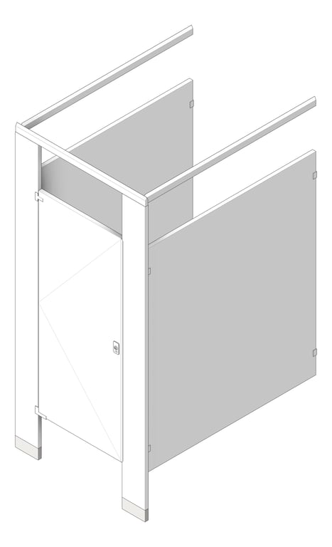 Cubicle FloorAnchored AccuratePartitions PowderCoatSteel OverheadBraced IntegratedPrivacy