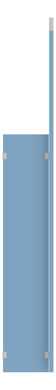 Left Image of UrinalScreen CeilingHung AccuratePartitions HDPE