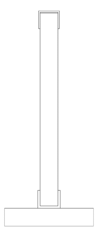 Plan Image of UrinalScreen CeilingHung AccuratePartitions HDPE