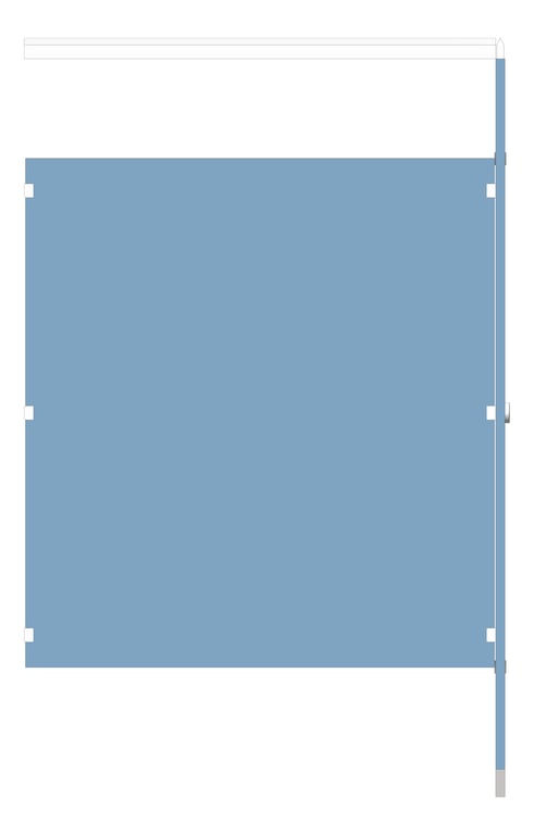 Left Image of CubicleArray FloorAnchored GlobalPartitions HDPE OverheadBraced