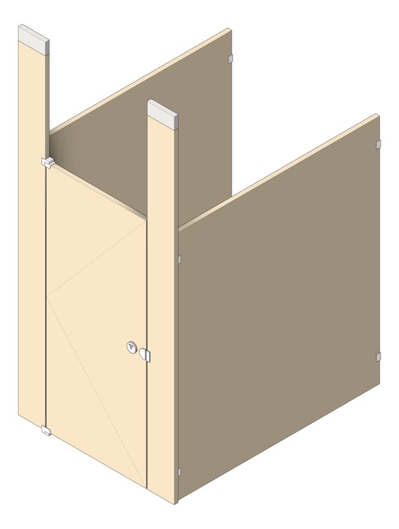 Image of Cubicle CeilingHung GlobalPartitions LaminateMoistureGuard