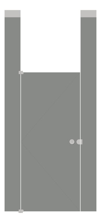 Front Image of Cubicle CeilingHung GlobalPartitions PhenolicColorThru