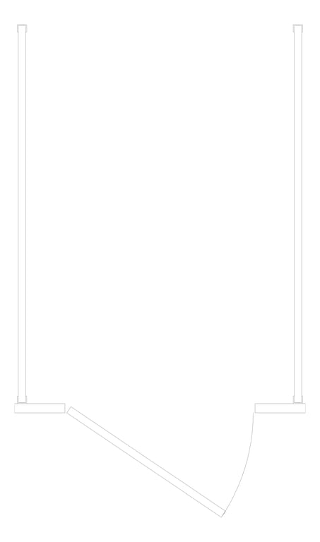 Plan Image of Cubicle CeilingHung GlobalPartitions PowderCoatSteel