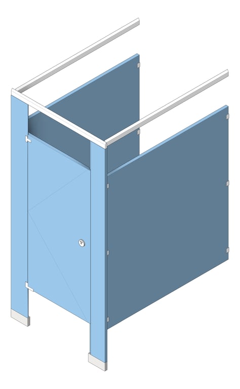 Navigate to Cubicle FloorAnchored GlobalPartitions HDPE OverheadBraced UltimatePrivacy