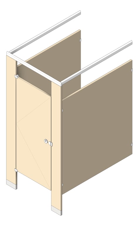 Navigate to Cubicle FloorAnchored GlobalPartitions LaminateMoistureGuard OverheadBraced