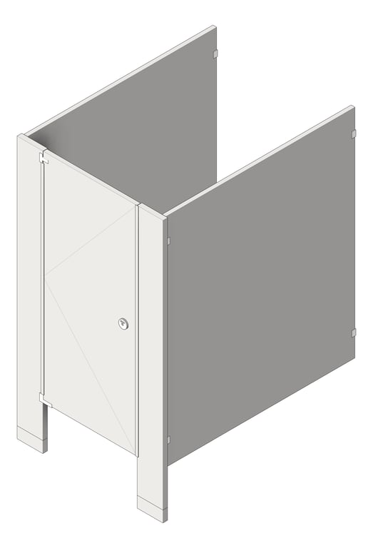 Navigate to Cubicle FloorAnchored GlobalPartitions StainlessSteel UltimatePrivacy