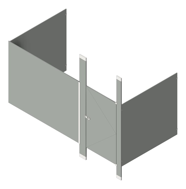 Navigate to Cubicle FloorToCeilingAnchored GlobalPartitions PhenolicColorThru Alcove